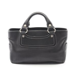 Celine Boogie Bag Handbag Leather Black